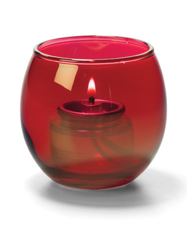 BUBBLE GLASS TEALIGHT VOTIVE RD