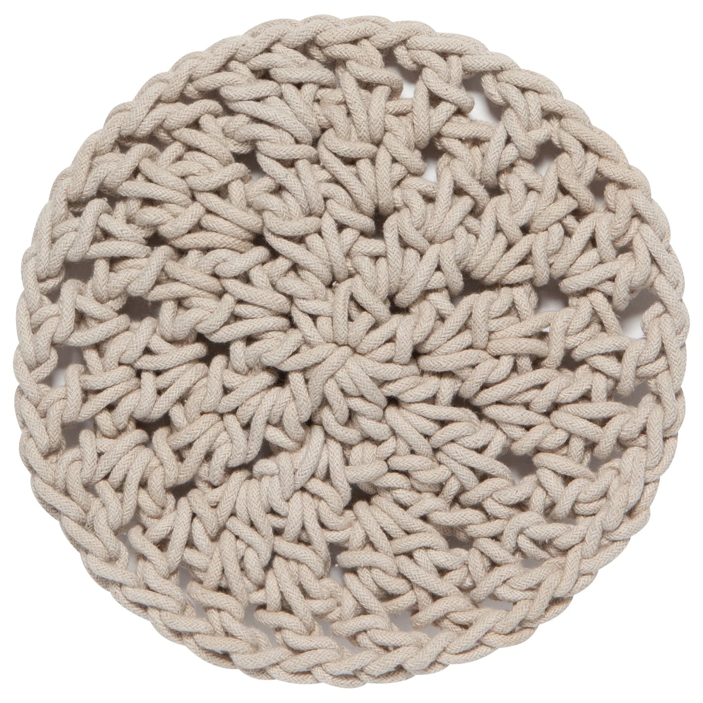 TRIVET KNOT HEIRLOOM DOVE GRAY 9in
