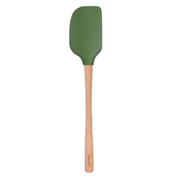 FLEX-CORE WOOD HANDLED SPATULA-PESTO