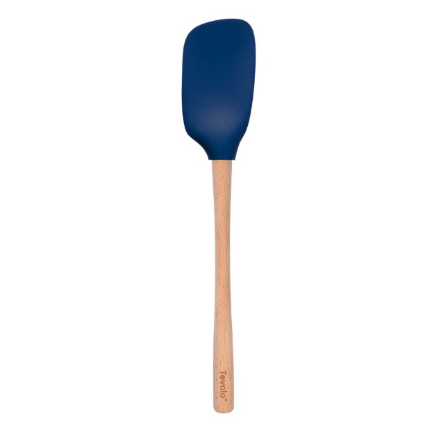 FLEX-CORE WOOD HANDLED SPOONULA-INDIGO – Vermont Kitchen Supply