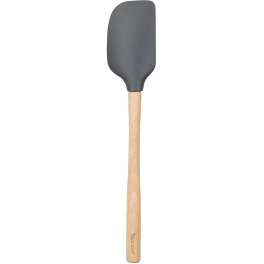 FLEX-CORE WOOD HANDLED SPATULA -CHARCOAL