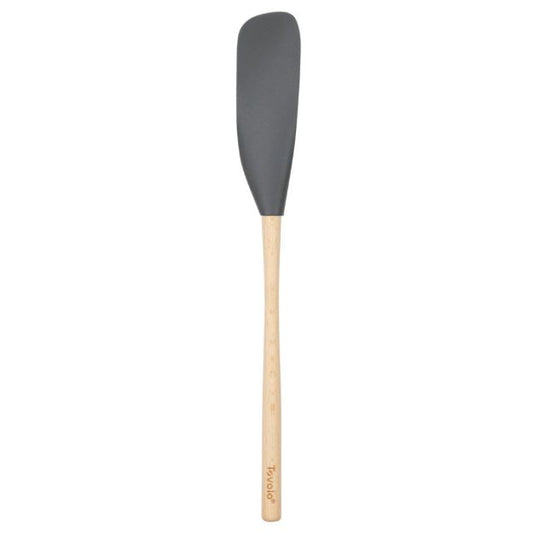 FLEX-CORE WOOD HANDLE JAR SCRAPER CHARCOAL
