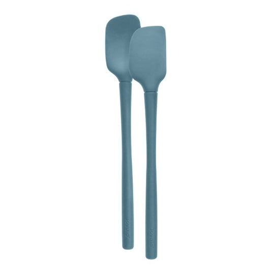 FLEX-CORE ALL SILICONE MINI SPATULA & SPOONULA BLUE SLATE