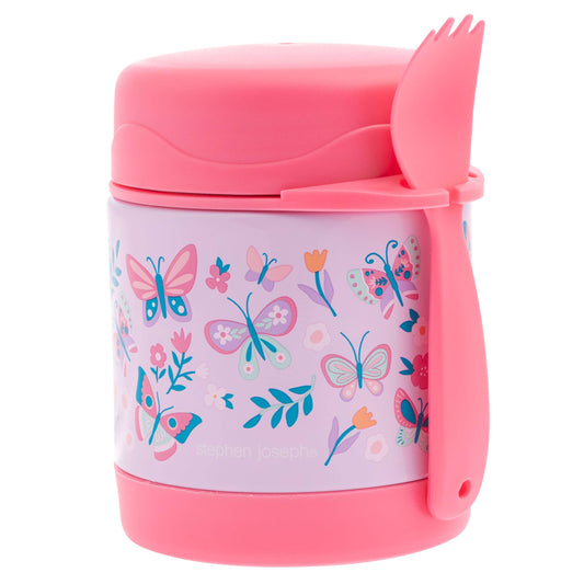 INSULATED FOOD JAR: LILAC BUTTERFLY