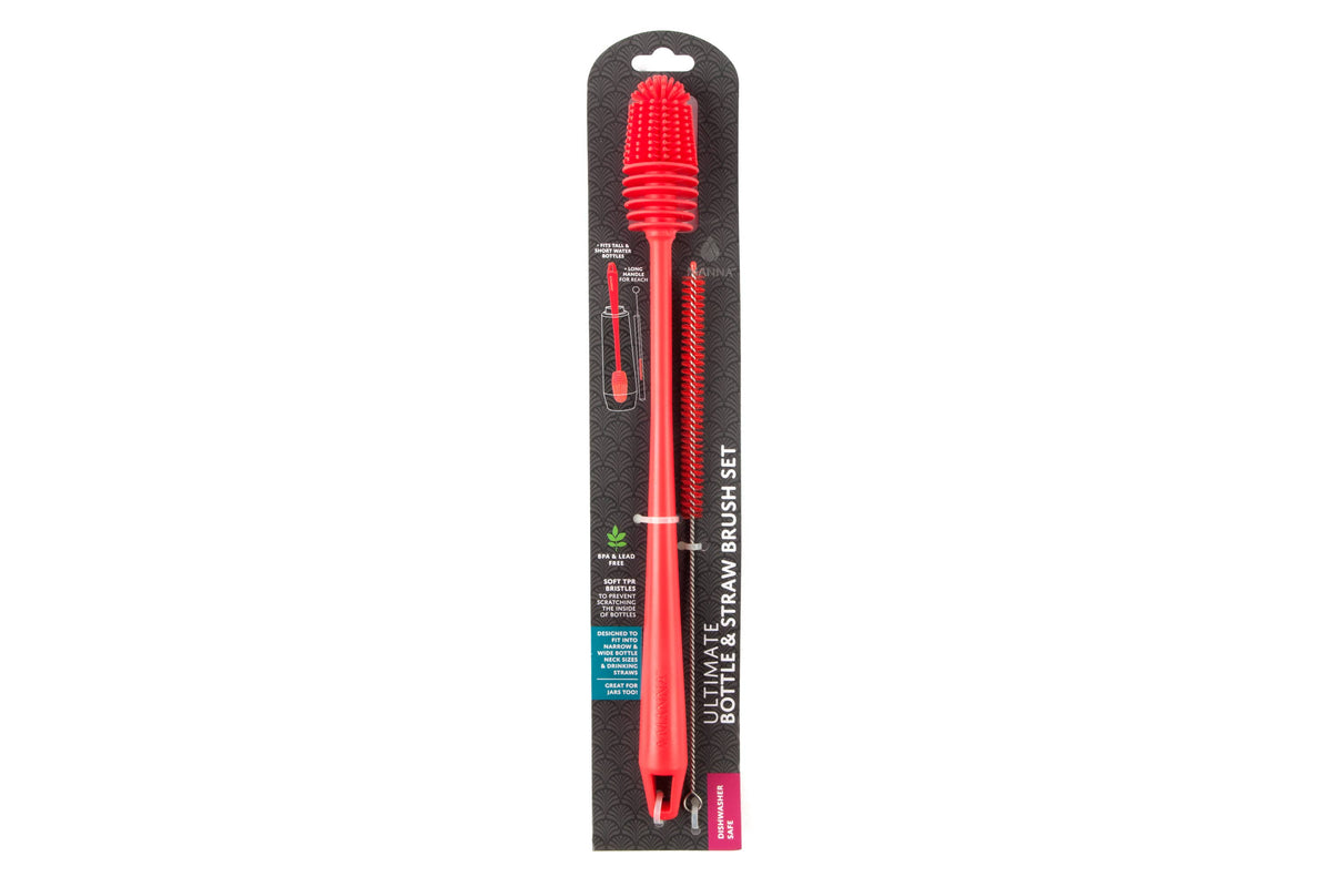 Silicone Bottle Brush with Straw Brush Cleaner (single)