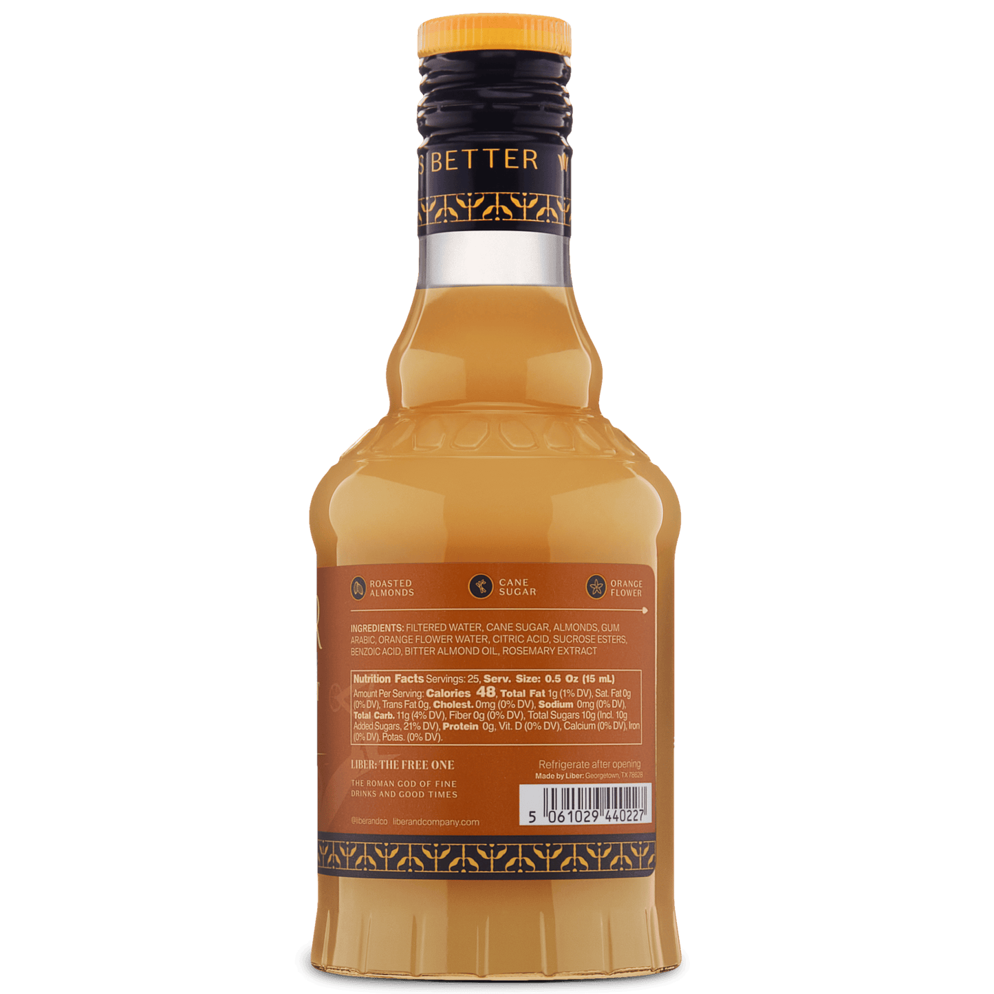 ALMOND ORGEAT SYRUP 375 ML