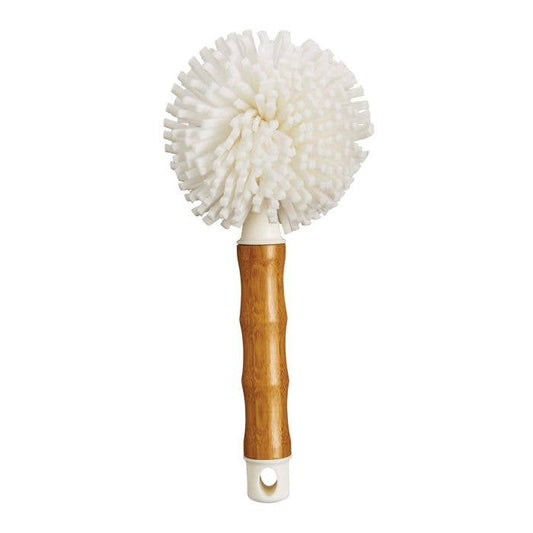 BAMBOO HANDLE GLASS BRUSH