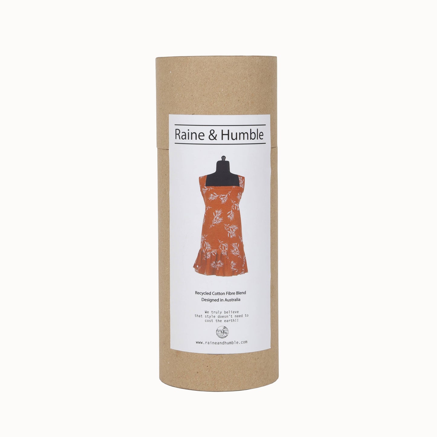 RUFFLED PINAFORE APRON OLIVES CINNAMON