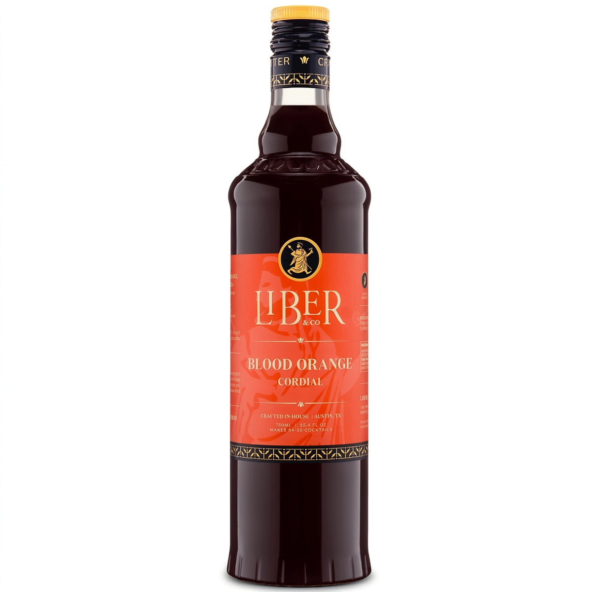 BLOOD ORANGE CORDIAL 750ml