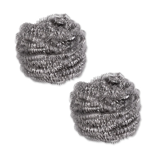 STAINLESS STEEL SCRUBBIES 2 PACK