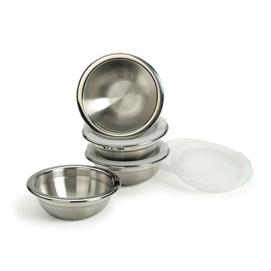 PREP BOWLS WITH LIDS SET OF 4