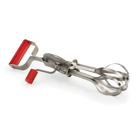 ANTIQUE EGG BEATER - RED