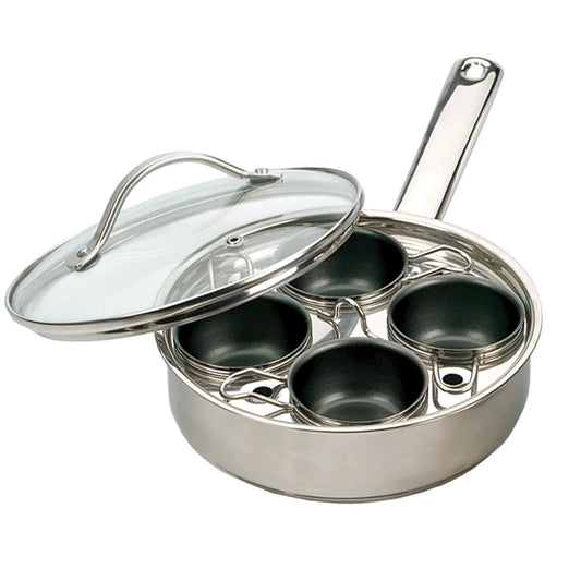 FOUR EGG POACHER SET