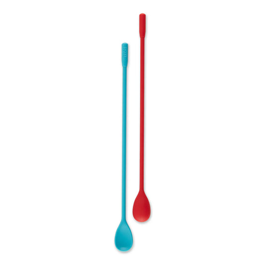 SILICONE STIR SPOONS 10" SET/2