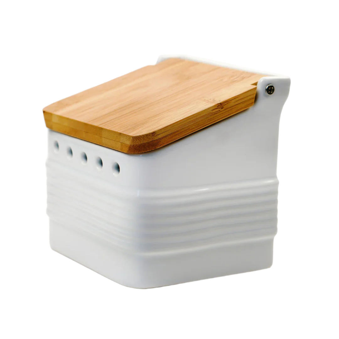 STONEWARE GARLIC KEEPER