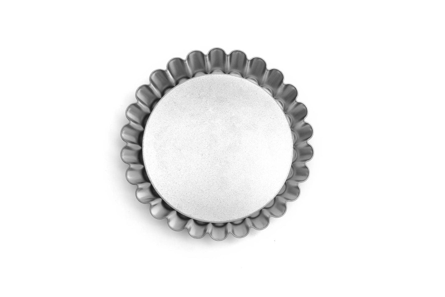 Removeable Bottom Tartlet Quiche Pan Tin Plated Steel 4"
