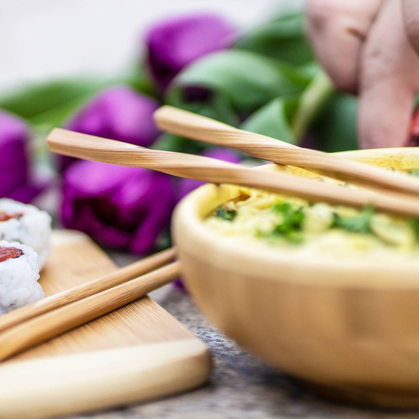 REUSABLE "TWIST" CHOPSTICKS, 5 PAIRS