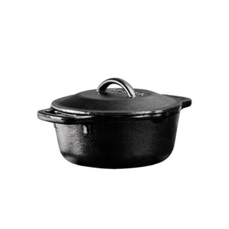 DISC. LODGE CAST IRON DUTCH OVEN 2 QT