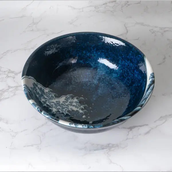 KANAGAWA GREAT WAVE  RAMEN BOWL 7.5"
