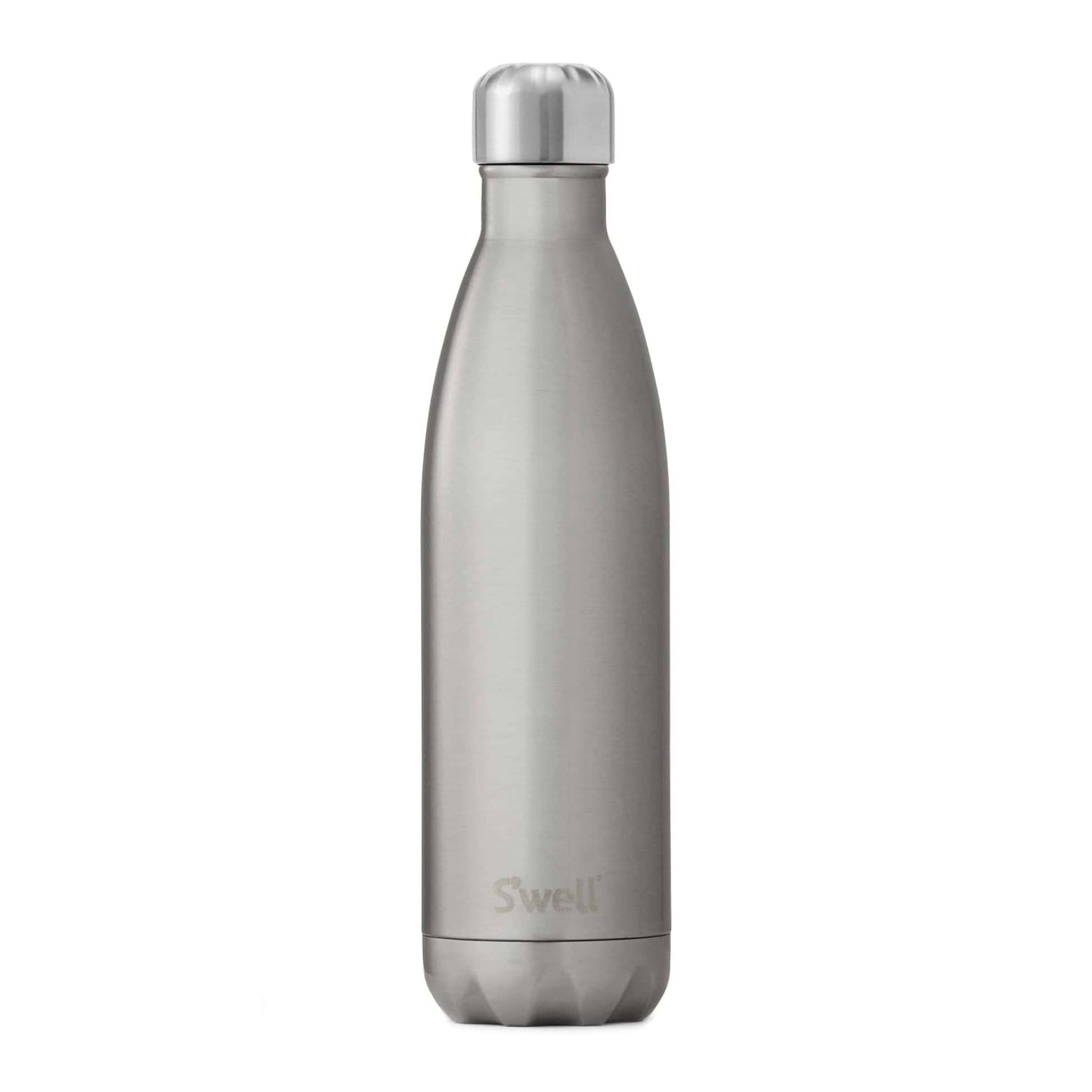 STAINLESS STEEL WATER BOTTLE - SILVER LINING: 17OZ