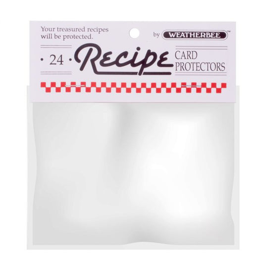 RECIPE CARD PROTECTORS 4"x6" 24 PK