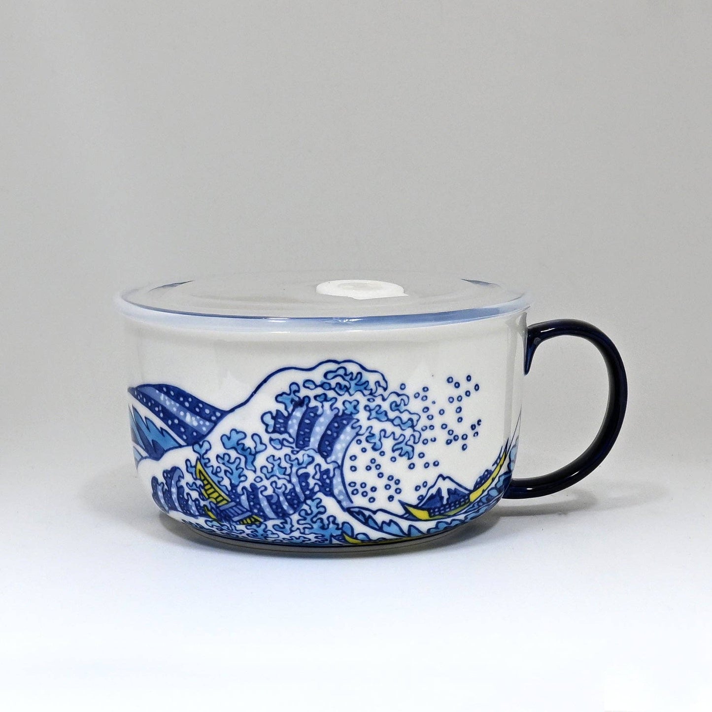 Great Wave Design Microwavable Bowl