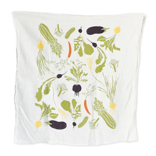 VEGGIE GARDEN FLOUR SACK TOWEL