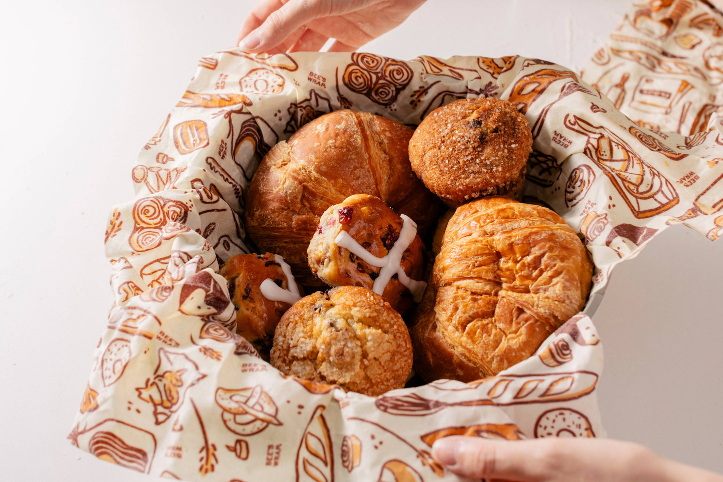 BAKERY LANE - BREAD WRAP, SEASONAL PRINT