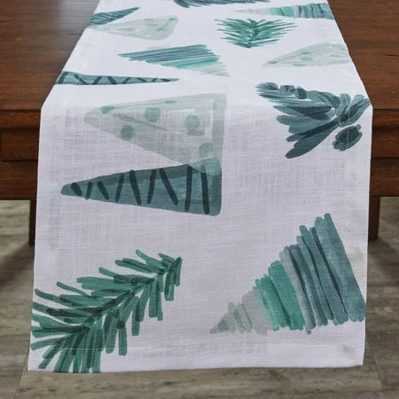 PAINTED HOLIDAY TABLE RUNNER