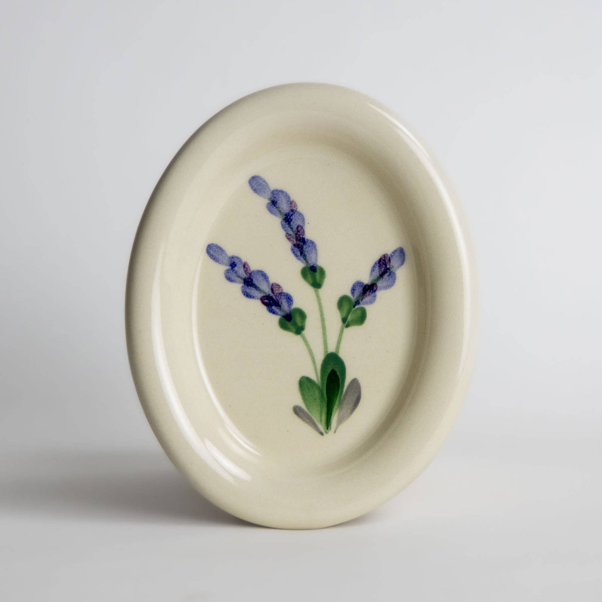 Rimed Artisanal Soap Dish, Lavender