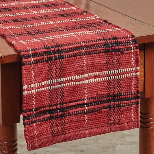 Farmhouse Star Table Runner Chindi 36" L