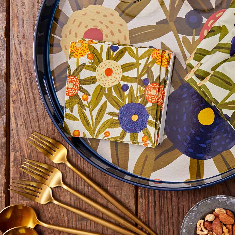 Harvest Sunshine  Paper Cocktail Napkins (Pack of 25)