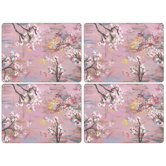 PIMPERNEL EMERGING PLACEMATS SET OF 4: MDF, CORK BACKED / EMERGING