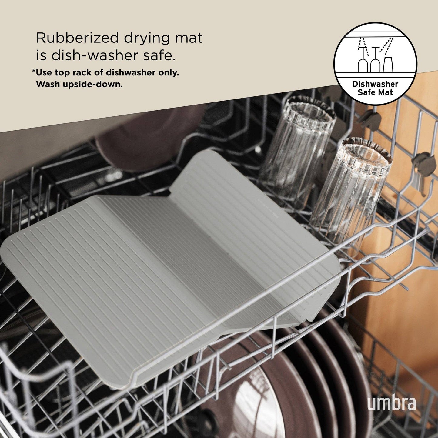 SLING DISH RACK-GREY