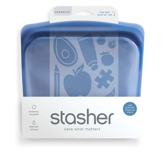STASHER SANDWICH BAG: DEEP OCEAN
