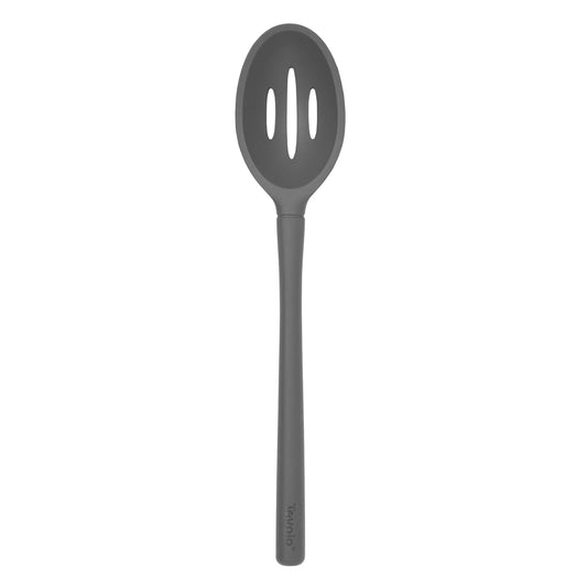 FLEX-CORE ALL SILICONE SLOTTED DEEP SPOON CHARCOAL