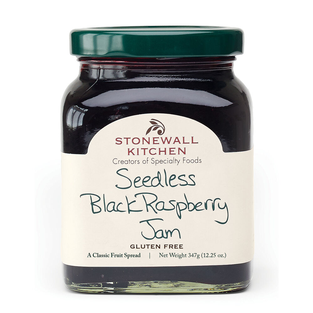 SEEDLESS BLACK RASPBERRY JAM 12.5 OZ