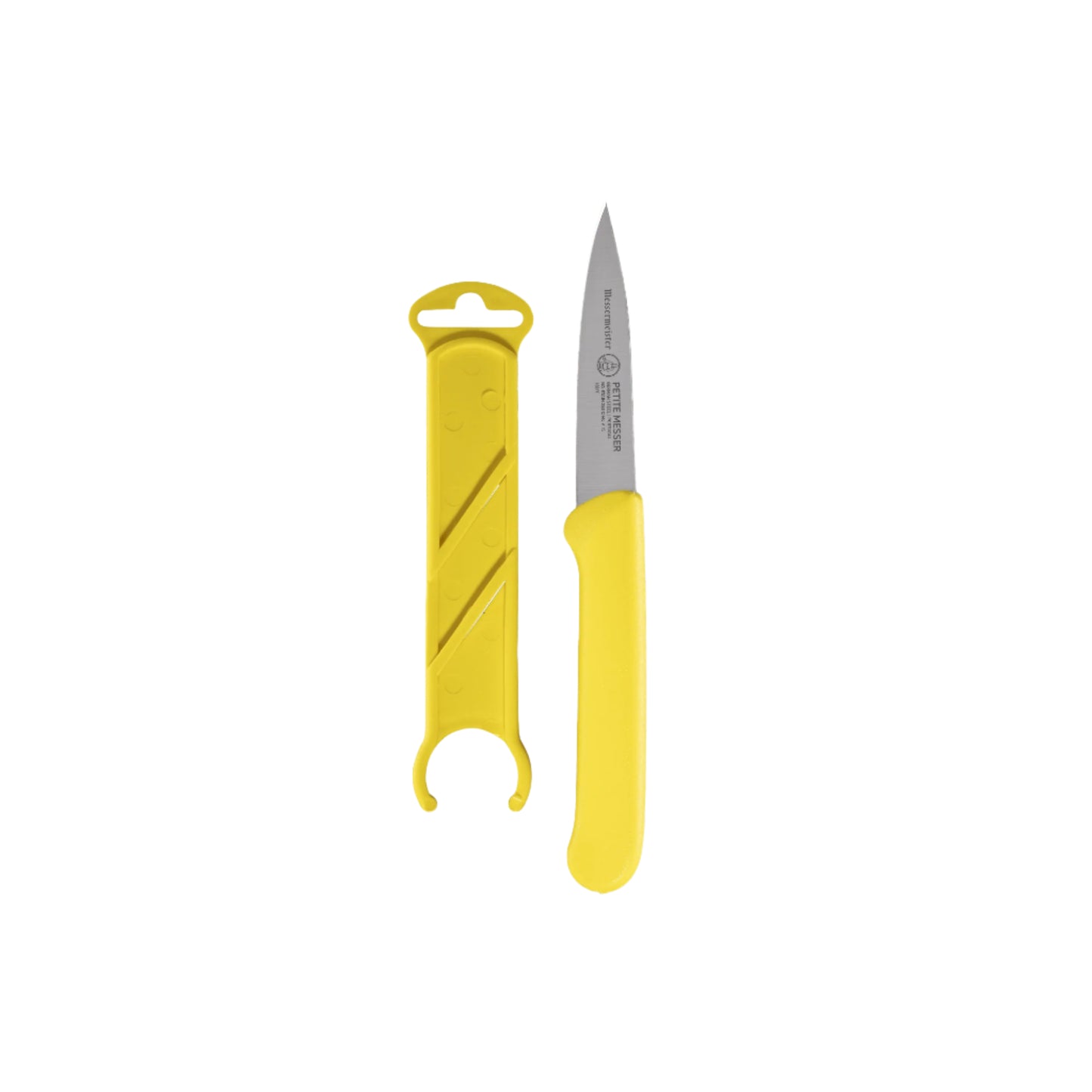 SPEAR POINT PARING KNIFE W/ SHEATH 3" YELLOW
