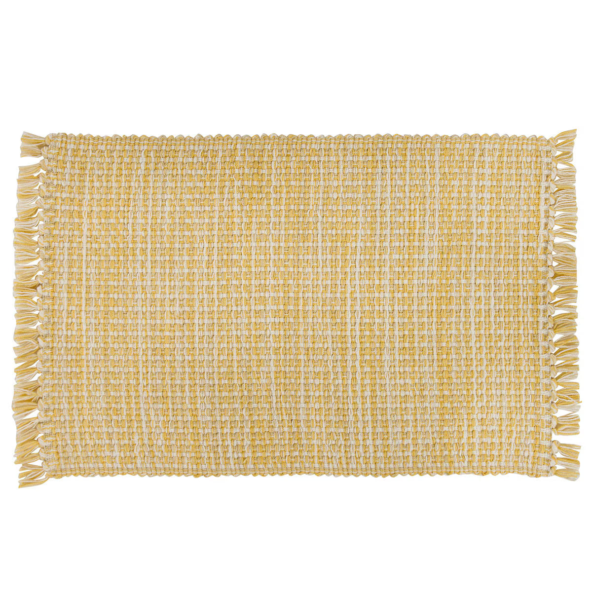 BASKETWEAVE PLACEMAT-GOLDENROD