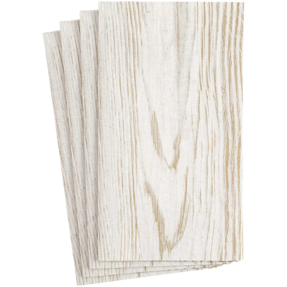 FAUX BOIS BIRCH-PAPER LINEN GUEST TOWEL
