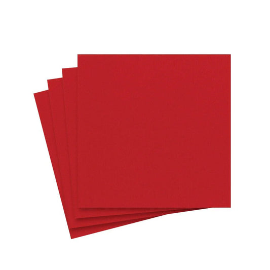 PAPER COCKTAIL NAPKIN RED 15 CT