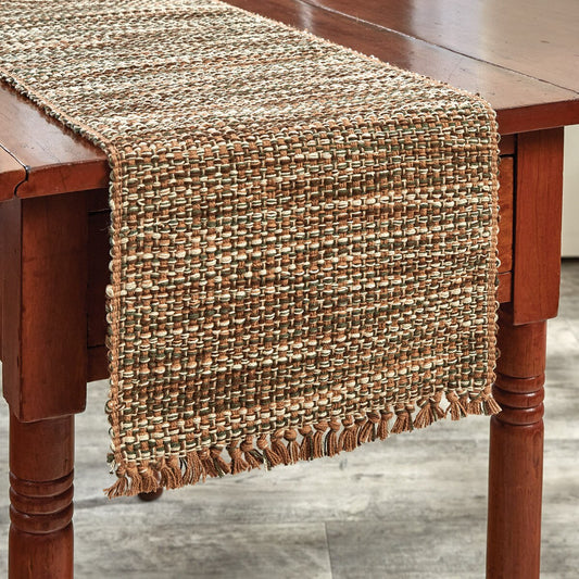 TWEED TABLE RUNNER 54" L - GINGER