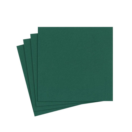COCKTAIL NAPKINS HUNTER GREEN