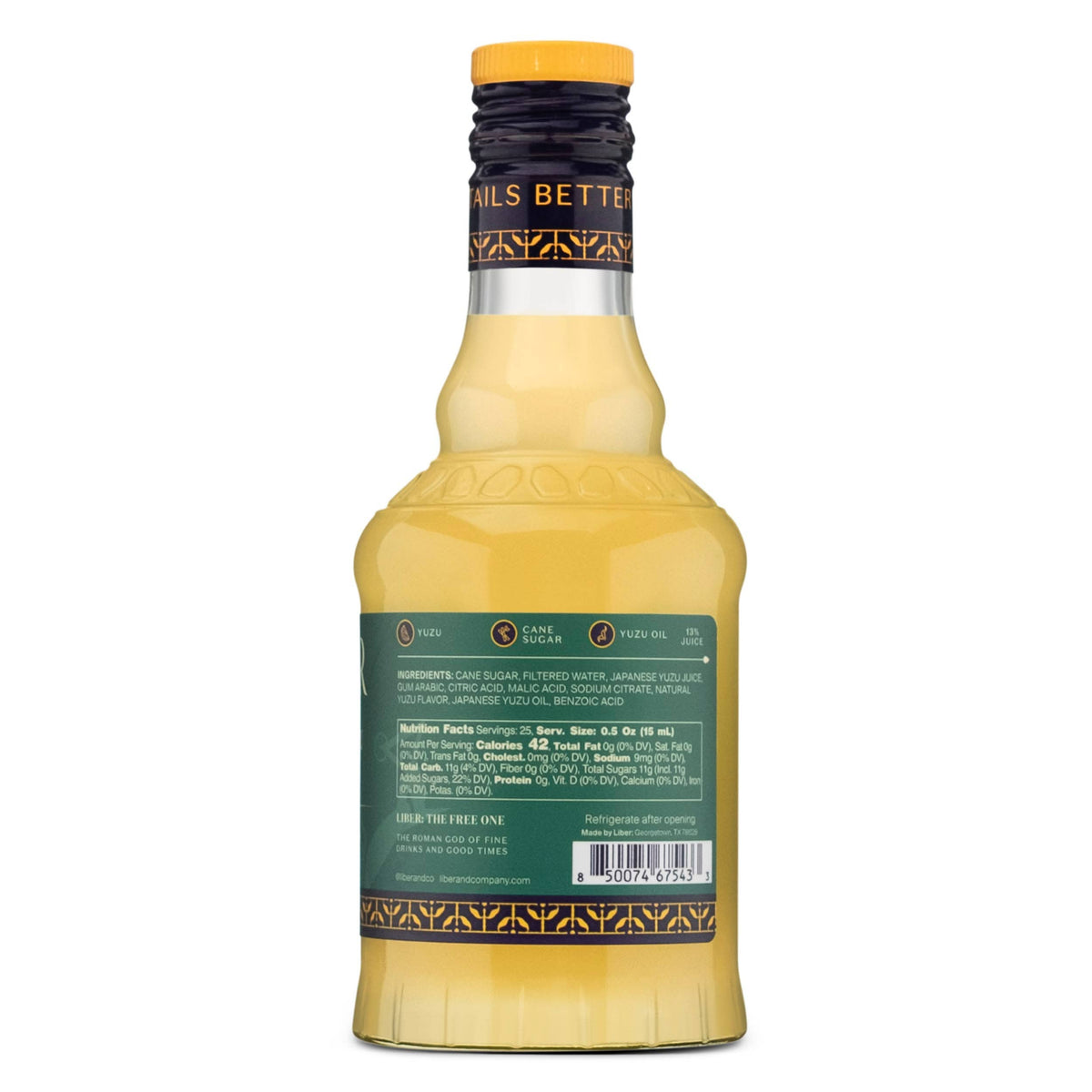 Japanese Yuzu Syrup: 750 mL
