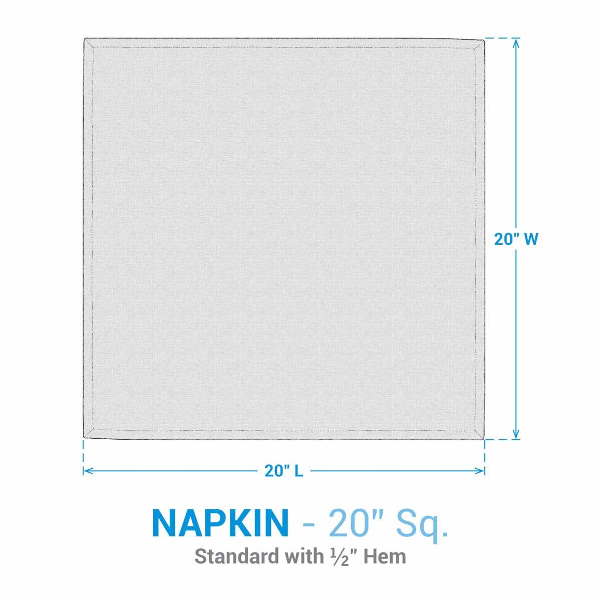 ELEMENTS NAPKIN - SKY BLUE