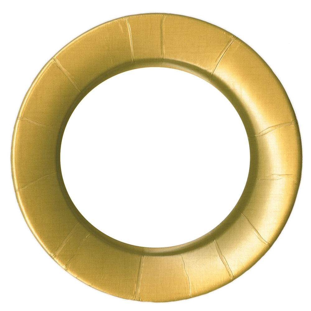 DINNER PAPER PLATE LINEN GOLD
