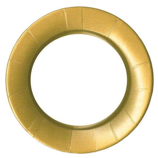 DINNER PAPER PLATE LINEN GOLD