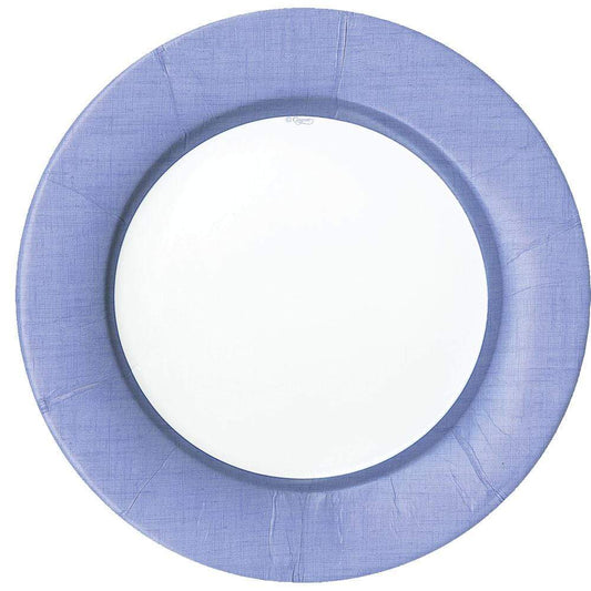 DINNER PAPER PLATE LINEN LAVENDER 10.5IN