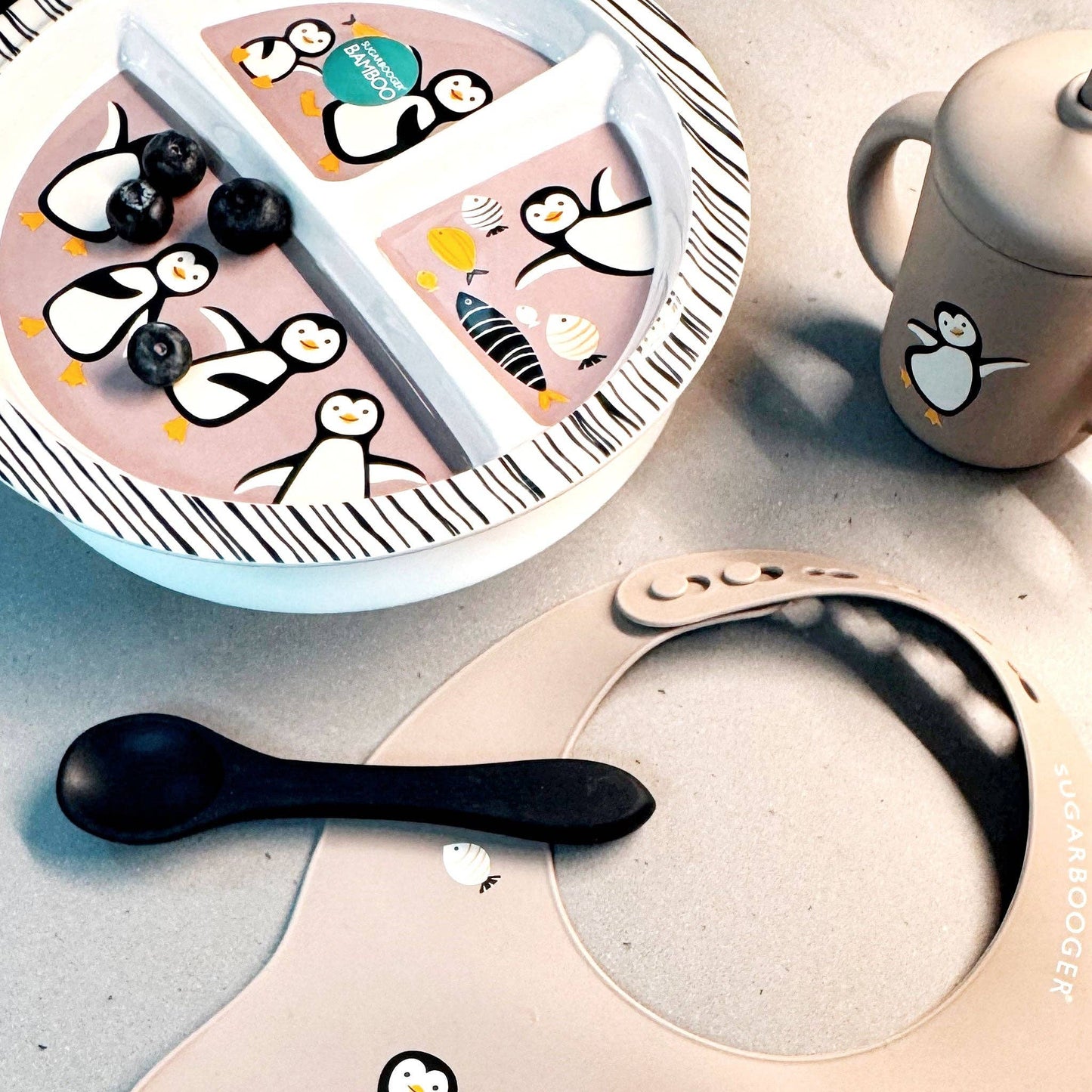 DIVIDED SUCTION PLATE: PENGUIN