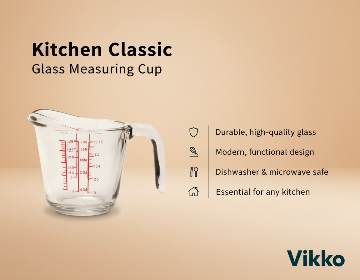 GLASS MEASURING CUP 8oz